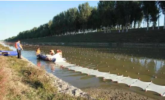 通州鳳港減河請(qǐng)來新型<a href=http://www.massivesupply.com target=_blank class=infotextkey>雙良</a>光催化專門治水體